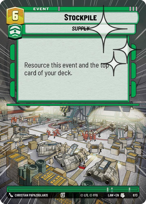 Stockpile (435) (Hyperspace Foil) (435) [A Lawless Time] - for just $0.15! 