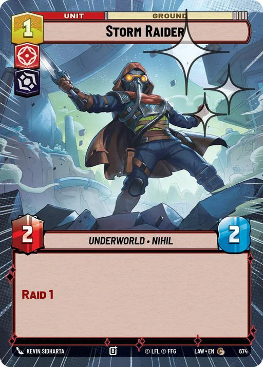 Storm Raider (436) (Hyperspace Foil) (436) [A Lawless Time] - for just $0.10! 