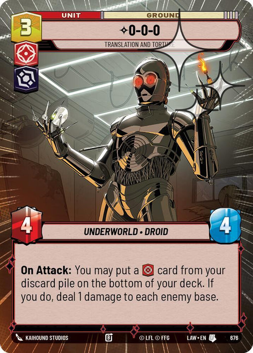 0-0-0 - Translation and Torture (438) (Hyperspace Foil) (438) [A Lawless Time] - for just $0.55! 