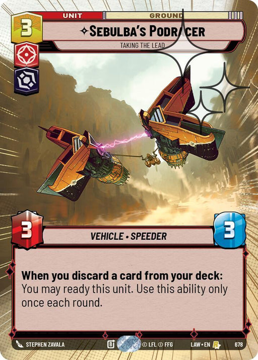 Sebulba's Podracer - Taking the Lead (440) (Hyperspace Foil) (440) [A Lawless Time] - for just $1.20! 