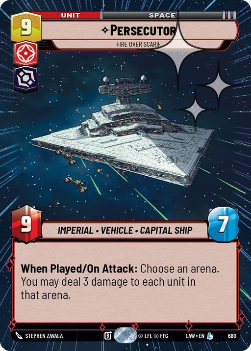 Persecutor - Fire Over Scarif (442) (Hyperspace Foil) (442) [A Lawless Time] - for just $3.95! 