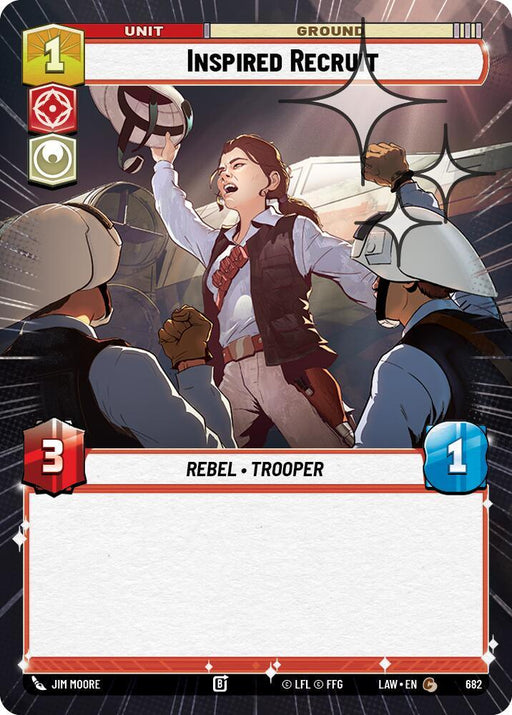 Inspired Recruit (444) (Hyperspace Foil) (444) [A Lawless Time] - for just $0.10! 
