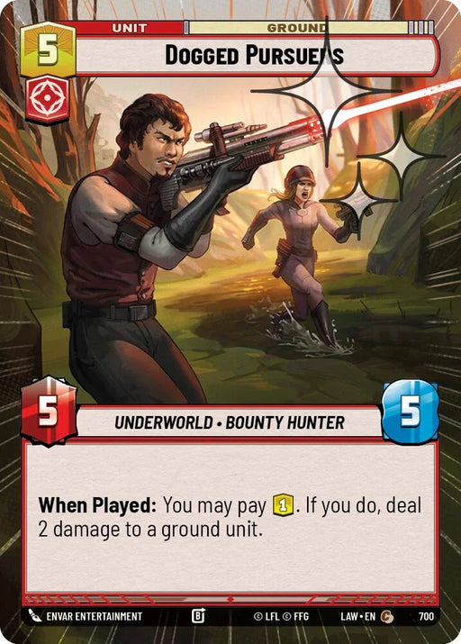 Dogged Pursuers (462) (Hyperspace Foil) (462) [A Lawless Time] - for just $0.10! 