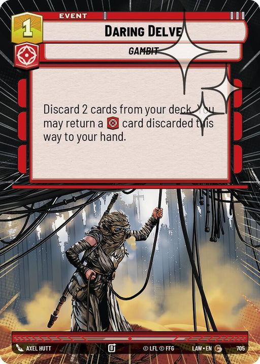 Daring Delve (467) (Hyperspace Foil) (467) [A Lawless Time] - for just $0.10! 