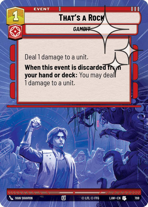 That's a Rock (470) (Hyperspace Foil) (470) [A Lawless Time] - for just $0.15! 