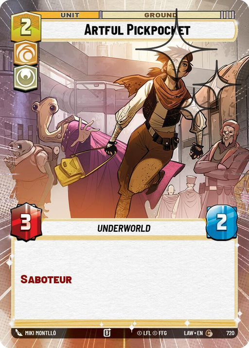 Artful Pickpocket (482) (Hyperspace Foil) (482) [A Lawless Time] - for just $0.10! 