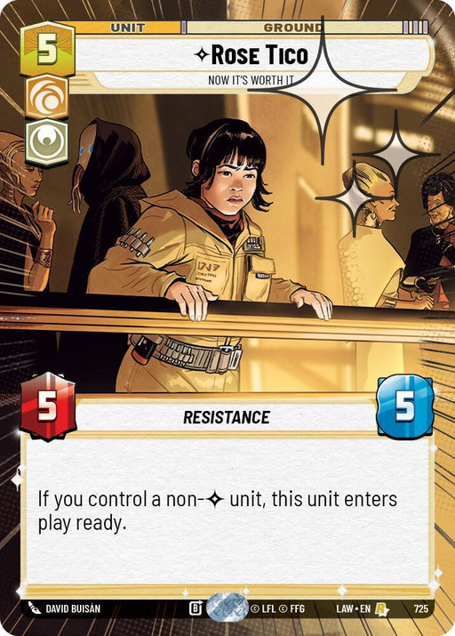 Rose Tico - Now It's Worth It (487) (Hyperspace Foil) (487) [A Lawless Time] - for just $1.75! 