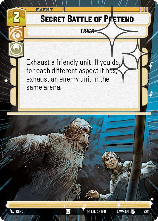 Secret Battle of Pretend (490) (Hyperspace Foil) (490) [A Lawless Time] - for just $0.15! 