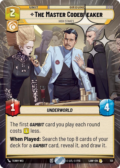 The Master Codebreaker - High Stakes (493) (Hyperspace Foil) (493) [A Lawless Time] - for just $2.10! 