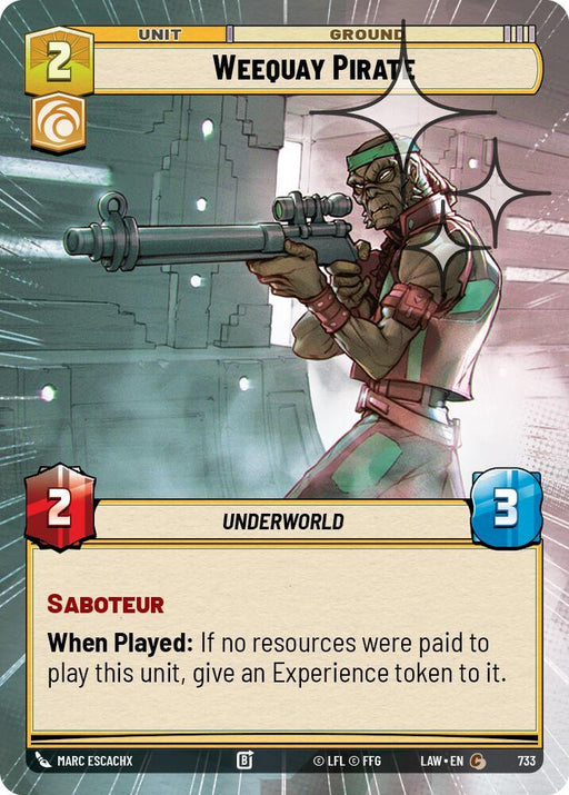 Weequay Pirate (495) (Hyperspace Foil) (495) [A Lawless Time] - for just $0.10! 