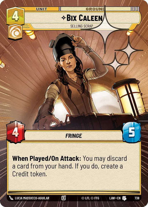 Bix Caleen - Selling Scrap (500) (Hyperspace Foil) (500) [A Lawless Time] - for just $0.15! 