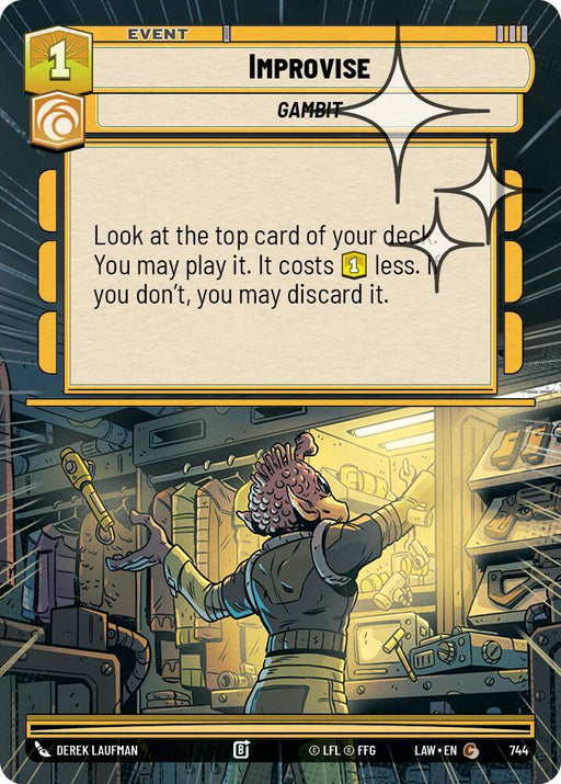 Improvise (506) (Hyperspace Foil) (506) [A Lawless Time] - for just $0.10! 