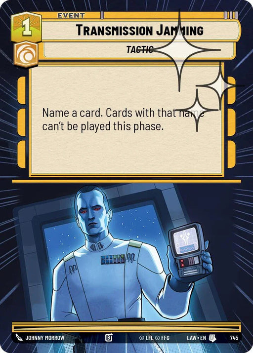 Transmission Jamming (507) (Hyperspace Foil) (507) [A Lawless Time] - for just $0.15! 