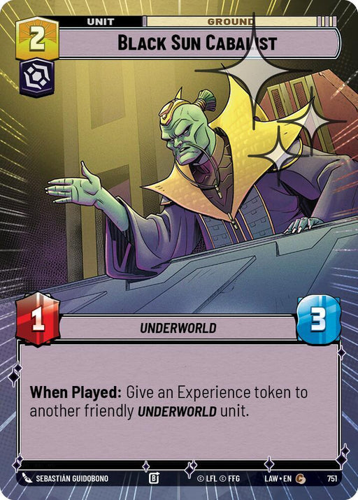 Black Sun Cabalist (513) (Hyperspace Foil) (513) [A Lawless Time] - for just $0.10! 