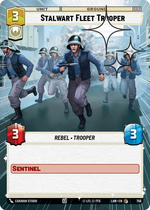 Stalwart Fleet Trooper (518) (Hyperspace Foil) (518) [A Lawless Time] - for just $0.10! 