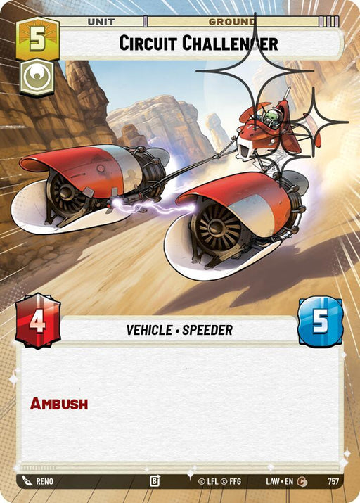 Circuit Challenger (519) (Hyperspace Foil) (519) [A Lawless Time] - for just $0.10! 