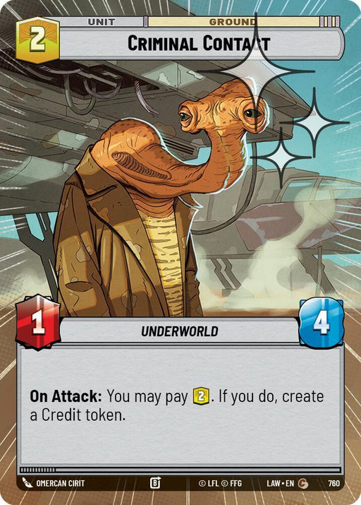 Criminal Contact (522) (Hyperspace Foil) (522) [A Lawless Time] - for just $0.10! 