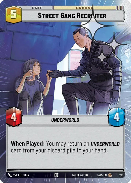 Street Gang Recruiter (525) (Hyperspace Foil) (525) [A Lawless Time] - for just $0.10! 
