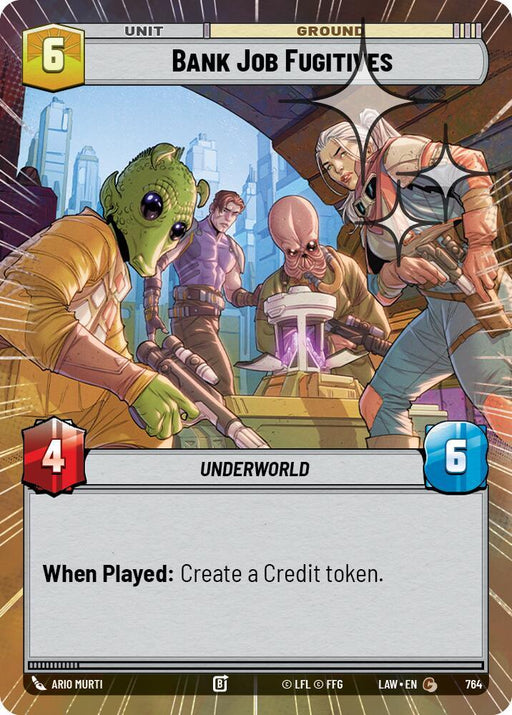 Bank Job Fugitives (526) (Hyperspace Foil) (526) [A Lawless Time] - for just $0.10! 