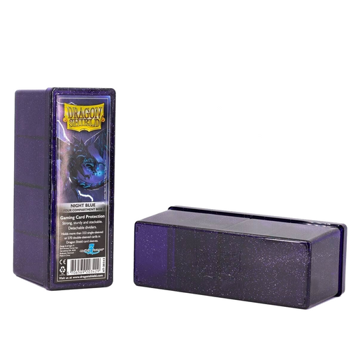 Dragon Shield: Four-Compartment Deck Box - Night Blue - Just $0! Shop now at Retro Gaming of Denver