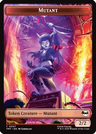 Mutant // Mutagen Double-Sided Token (TMT-7 // 9) - Teenage Mutant Ninja Turtles - for just $0.05! 