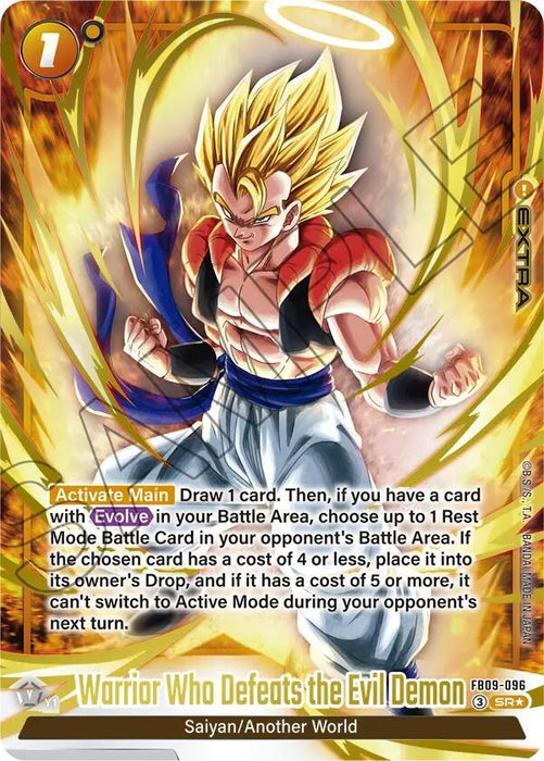 Warrior Who Defeats the Evil Demon (Alternate Art) [Dual Evolution] - for just $9.55! 