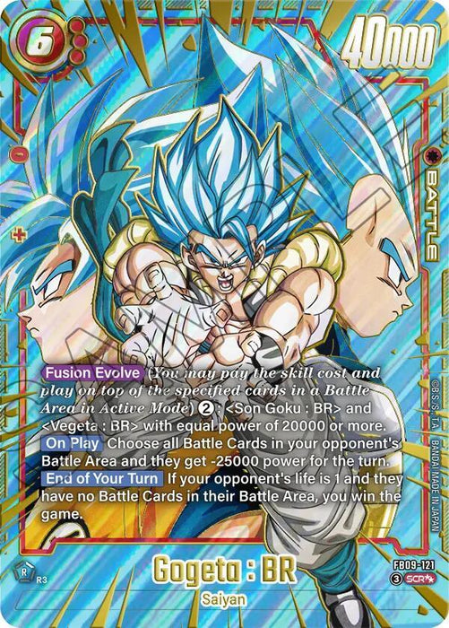 Gogeta : BR (FB09-121) (Super Alternate Art) [Dual Evolution] - for just $720.10! 