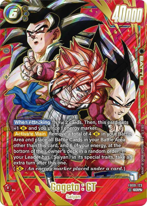 Gogeta : GT (FB09-123) (Super Alternate Art) [Dual Evolution] - for just $841.60! 