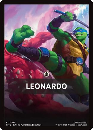 Leonardo Theme Card (TMC-001) - Commander: Teenage Mutant Ninja Turtles - for just $0.11! 