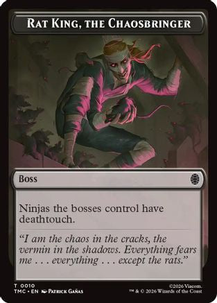 Rat King, The Chaosbringer (TMC-010) - Commander: Teenage Mutant Ninja Turtles - for just $0.05! 
