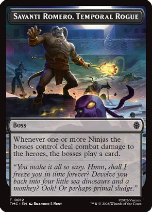Savanti Romero, Temporal Rogue (TMC-012) - Commander: Teenage Mutant Ninja Turtles - for just $0.04! 