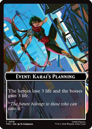 Event: Karai's Planning (TMC-018) - Commander: Teenage Mutant Ninja Turtles - for just $0.17! 