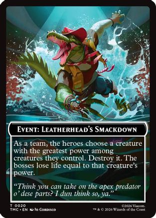 Event: Leatherhead's Smackdown (TMC-020) - Commander: Teenage Mutant Ninja Turtles - for just $0.04! 