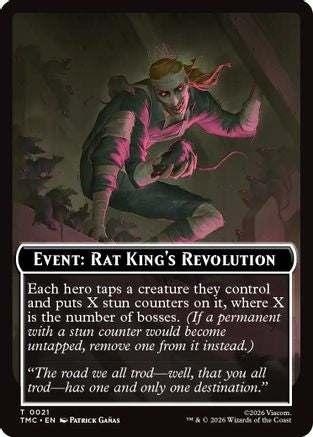 Event: Rat King's Revolution (TMC-021) - Commander: Teenage Mutant Ninja Turtles - for just $0.05! 