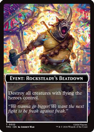 Event: Rocksteady's Beatdown (TMC-022) - Commander: Teenage Mutant Ninja Turtles - for just $0.12! 