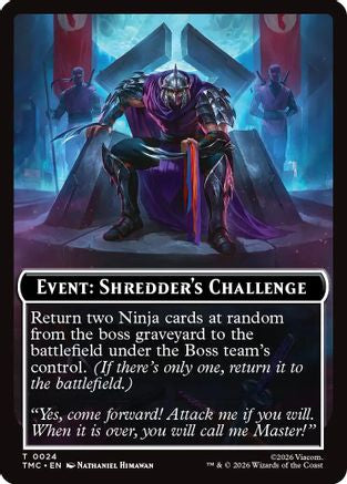 Event: Shredder's Challenge (TMC-024) - Commander: Teenage Mutant Ninja Turtles - for just $0.21! 