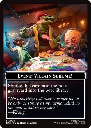 Event: Villain Scheme! (TMC-028) - Commander: Teenage Mutant Ninja Turtles - for just $0.05! 