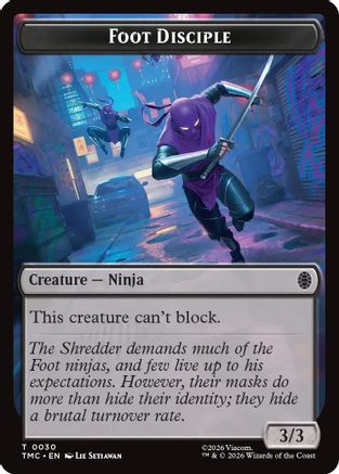 Foot Disciple (TMC-030) - Commander: Teenage Mutant Ninja Turtles - for just $0.07! 