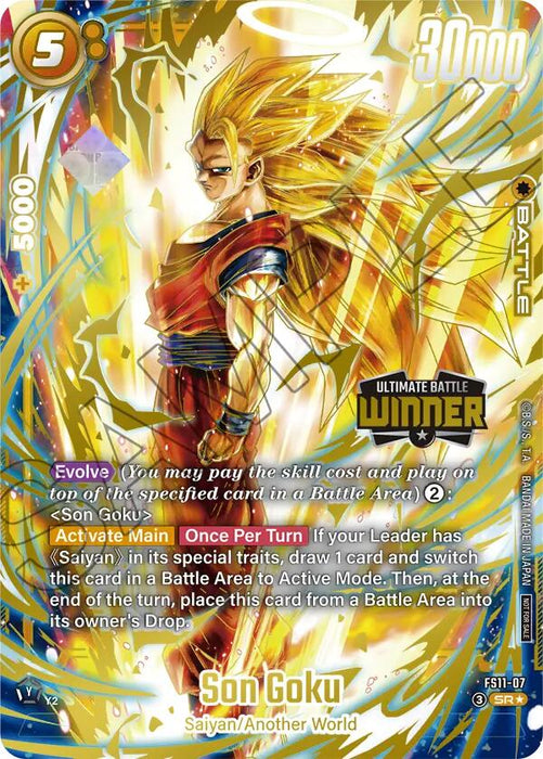 Son Goku (FS11-07) (Ultimate Battle 2026 Vol.1 Winner) [Fusion World Tournament Cards] - for just $191.10! 