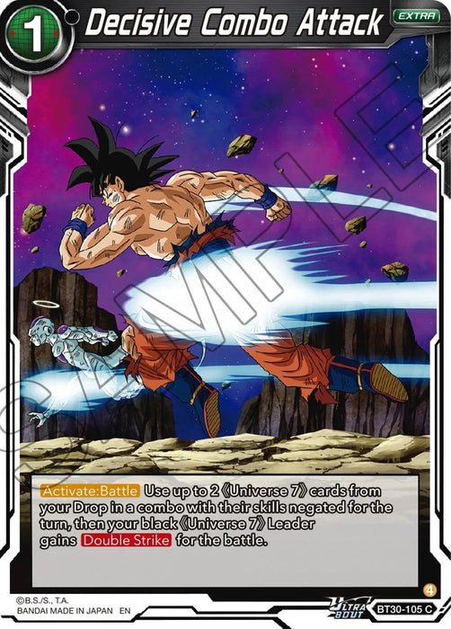 Decisive Combo Attack (BT30-105) [Three Glorious Fighters] - for just $0.10! 