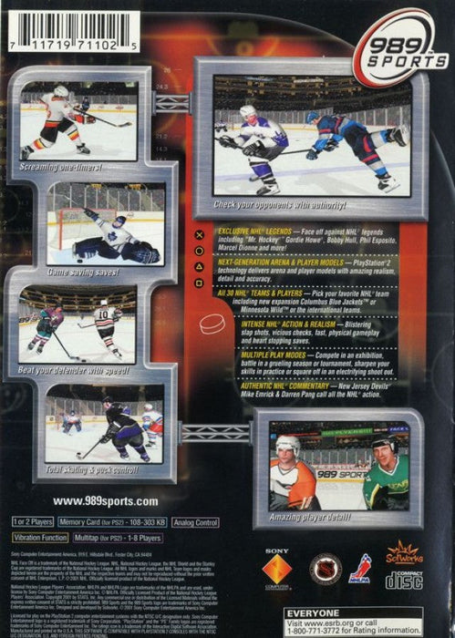 NHL FaceOff 2001 – PlayStation 2 (PS2) - for just $5.99! 