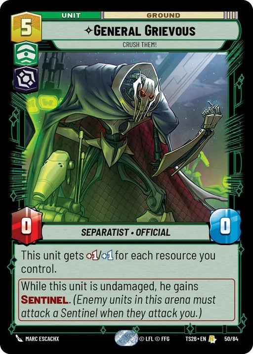 General Grievous - Crush Them! (50/84) (50/84) [Twin Suns] - for just $3.50! 