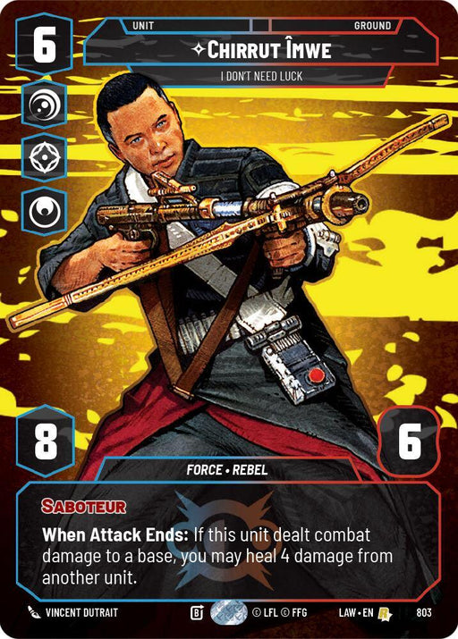 Chirrut Imwe - I Don't Need Luck (Prestige) (803) (803) [A Lawless Time] - for just $0.40! 