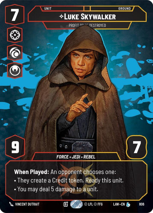 Luke Skywalker - Profit or Be Destroyed (Prestige) (806) (806) [A Lawless Time] - for just $3.80! 