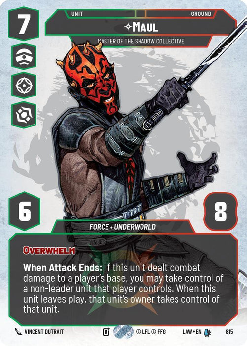 Maul - Master of the Shadow Collective (Prestige) (815) (815) [A Lawless Time] - for just $2.40! 