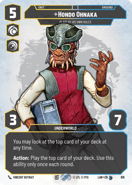 Hondo Ohnaka - Plays By His Own Rules (Prestige) (819) (819) [A Lawless Time] - for just $0.30! 