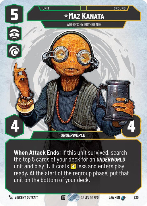 Maz Kanata - Where's My Boyfriend? (Prestige) (820) (820) [A Lawless Time] - for just $0.45! 