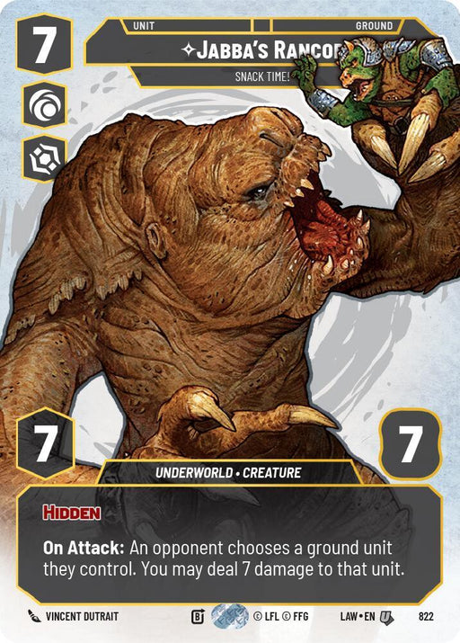 Jabba's Rancor - Snack Time! (Prestige) (822) (822) [A Lawless Time] - for just $0.50! 