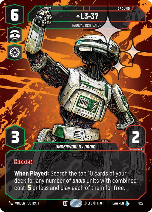 L3-37 - Radical Instigator (Prestige Foil) (829) (829) [A Lawless Time] - for just $1.70! 