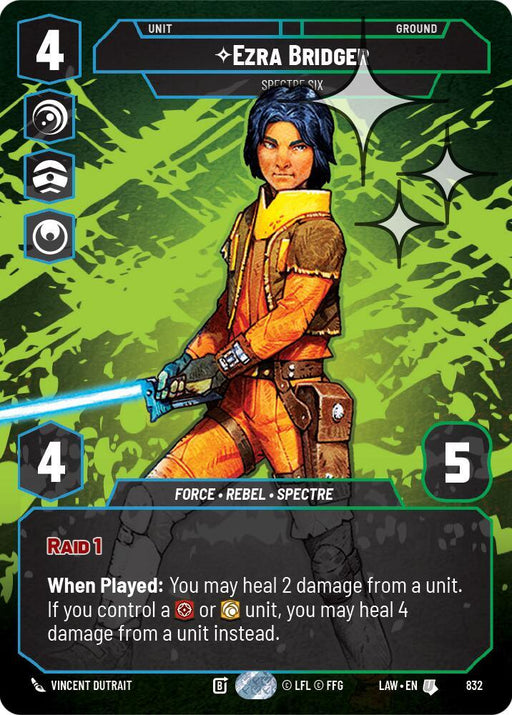 Ezra Bridger - Spectre Six (Prestige Foil) (832) (832) [A Lawless Time] - for just $1.75! 